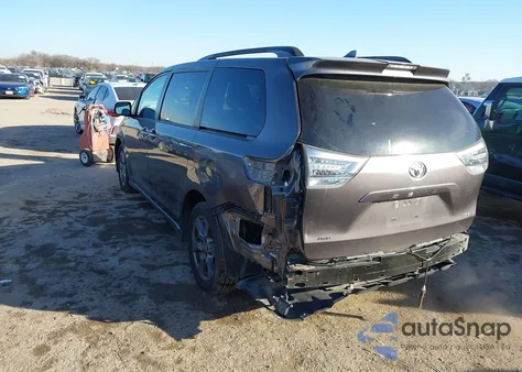 2020 Toyota Sienna Se from USA, damaged, VIN 5TDEZ3DC3LS249475